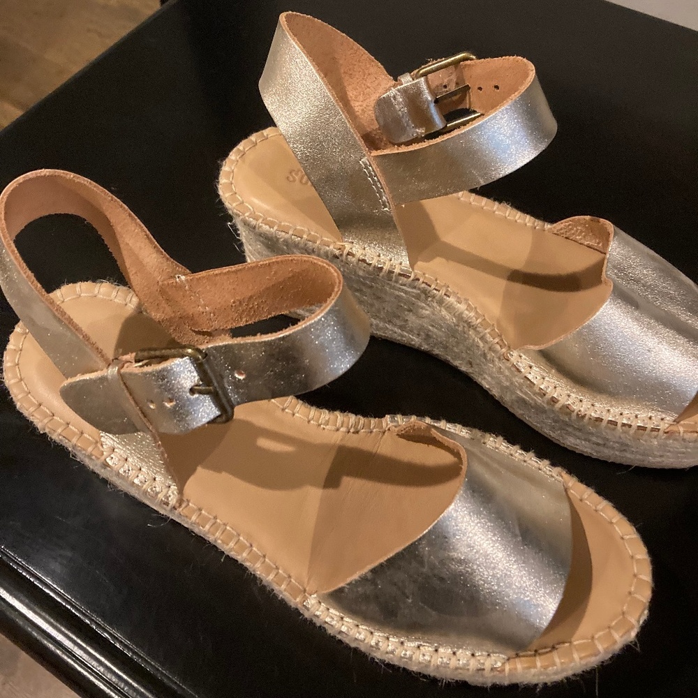 Minorca high platform sandal